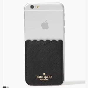 Kate Spade ♠️ Light Blue Scallop Sticker Pocket